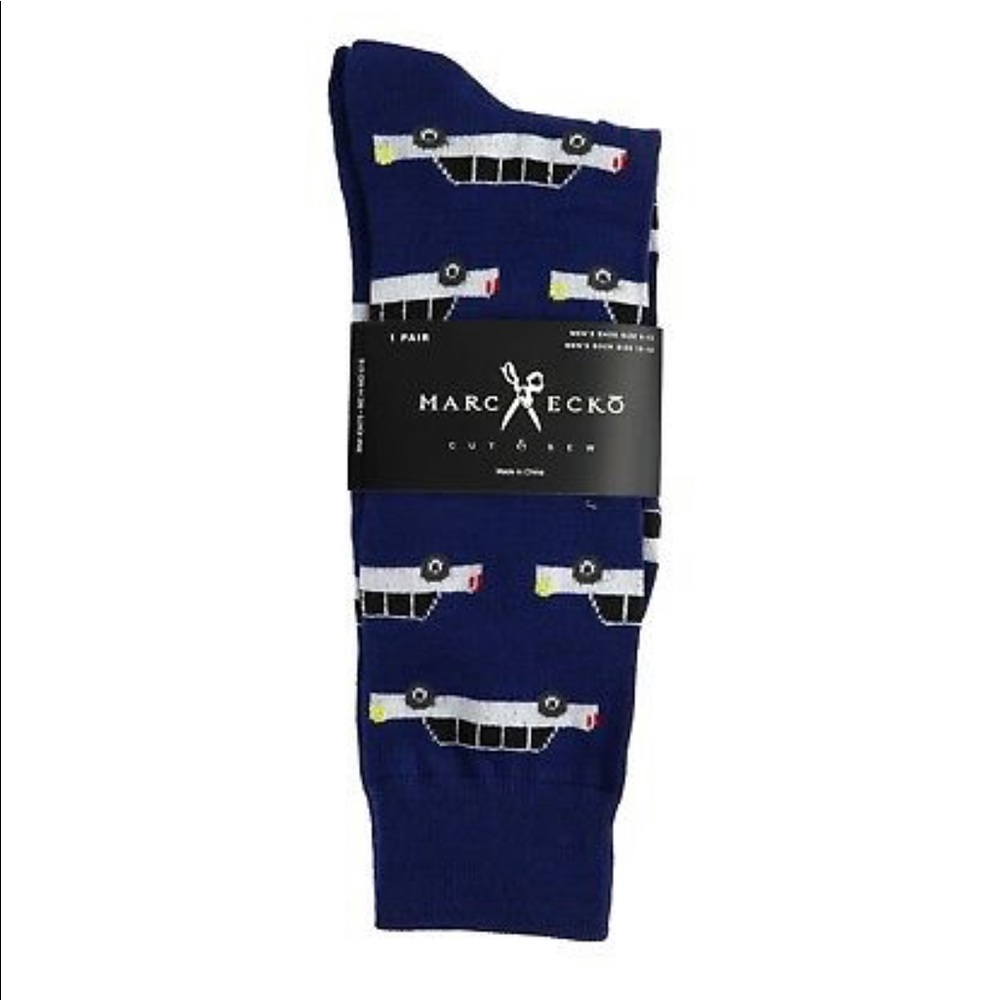 Novelty fun socks - Limousine - navy blue